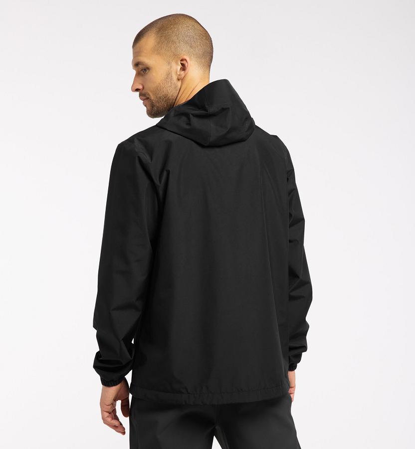 Haglöfs Mens Betula GTX Jacket Black New Zealand 01276IHAO